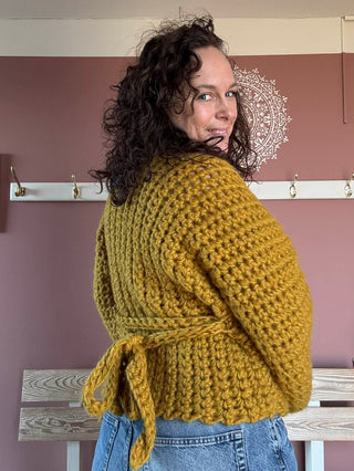 Kora- Chunky kimono - Købes via link i beskrivelsen