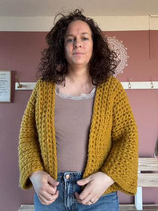 Kora- Chunky kimono - Købes via link i beskrivelsen